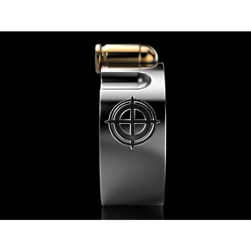 Jewelry Creative Gold Bullet Ring Creative Ring Elegance
