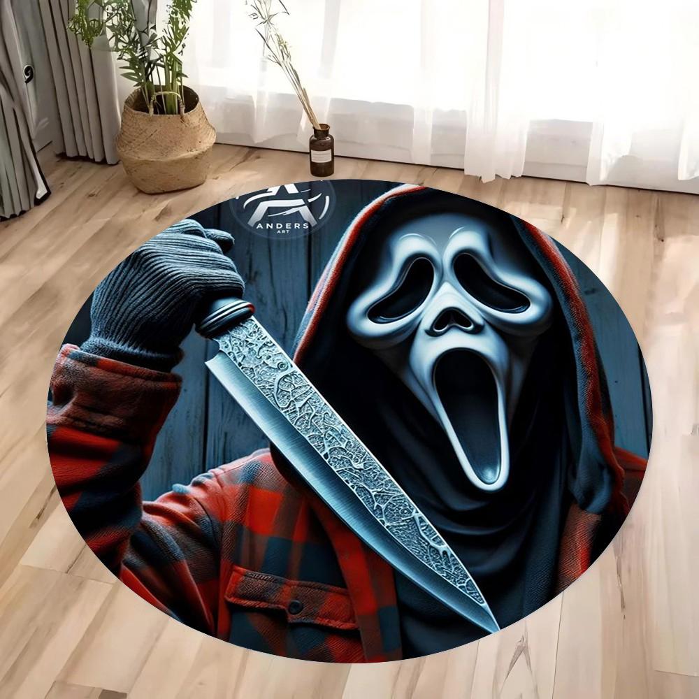 

MINISO Disney Ужасающий Джокер Ковер Мультяшный Ковер Ковер для Гостиной Спальни Дивана Придверный Коврик Украшение Напольный Коврик 80x80cm