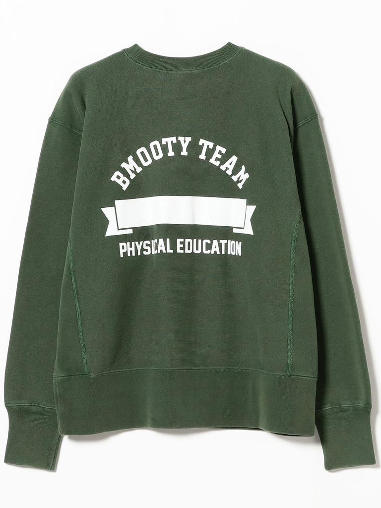 Beams Boy Women's Special Order Champion Back Print Reverse Weave Crew Sweatshirt, Size D.GRN, XS