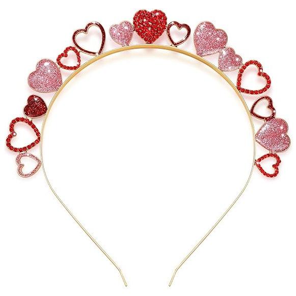 Simple Star Headbands Party Hair Hoops Gold/Silver Color Metal Rhinestone Hairbands for Women Girls Bride Wedding Hair Jewelry