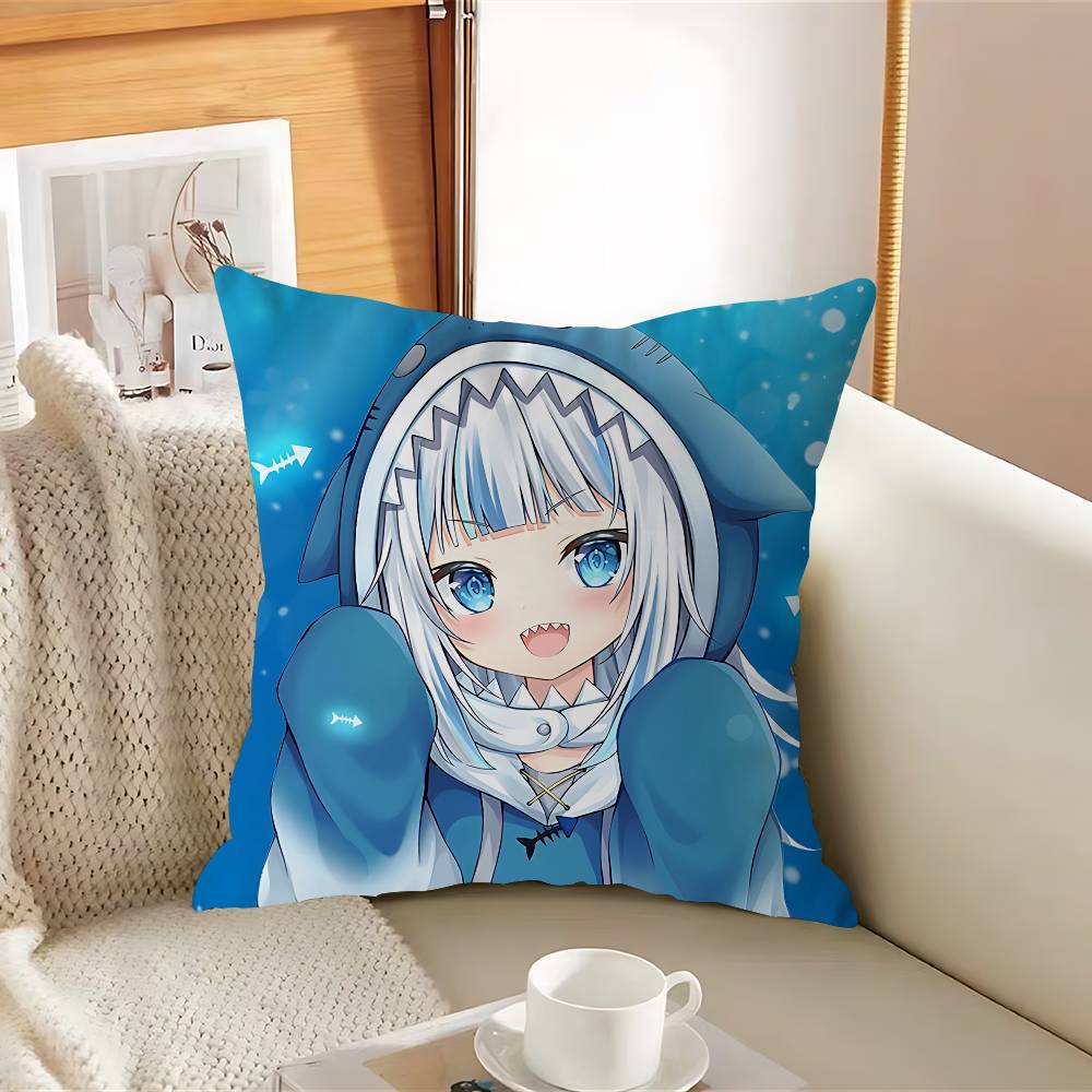 

G-Gawr Аниме ГураS Наволочка Съемный Моющийся Чехол для Подушки – Всесезонный Мягкий Лен 12x12Inch