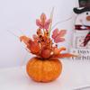 Orange Halloween Pumpkins Sunflower Simulation Flower Pumpkins  Thanksgiving
