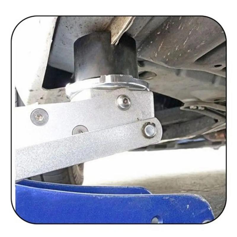 Durable Car Jack Rubber Pad Slotted Rail Hydraulic Slotted Jack Stand Pad Wear Resistant Floor Socket Car Lift Repair Tool