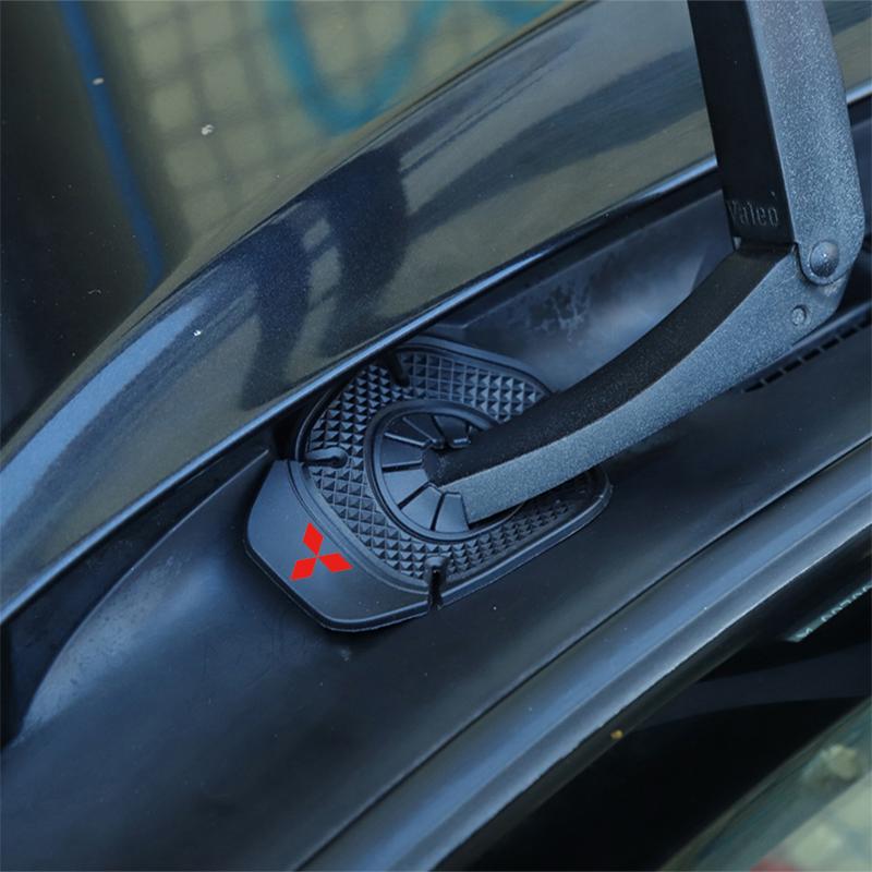 Car Windshield Wiper Silicone Dust Protection Bottom Cover for Mitsubishi Asx Lancer Outlander Pajero Ralliart Car Accessories