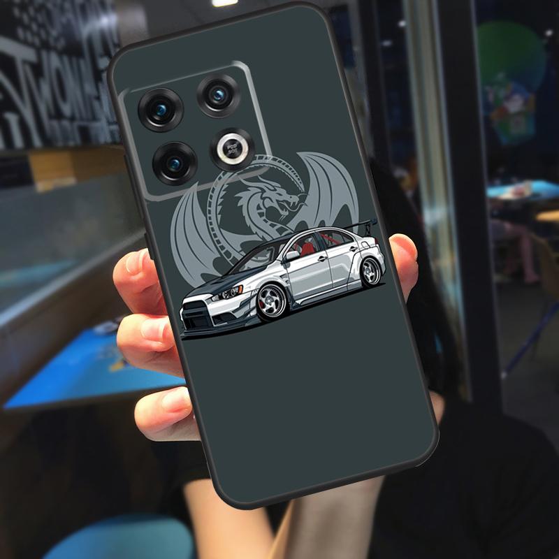 JDM Car Evo For OnePlus 9 10 Pro Ace 9RT 10T 8T Phone Case For OnePlus Nord 2T N10 N20 N300 CE 2 Lite