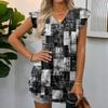 Womens Tops Fashionable V-neck Ruffled Sleeve Short-sleeved T-shirt Business Blouses