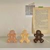 3D Christmas Tree Gingerbread Human Silicone Mold Handmade Candle Soap Plaster Crafts Resin Mold DIY Chocolate Cake Baking Tools