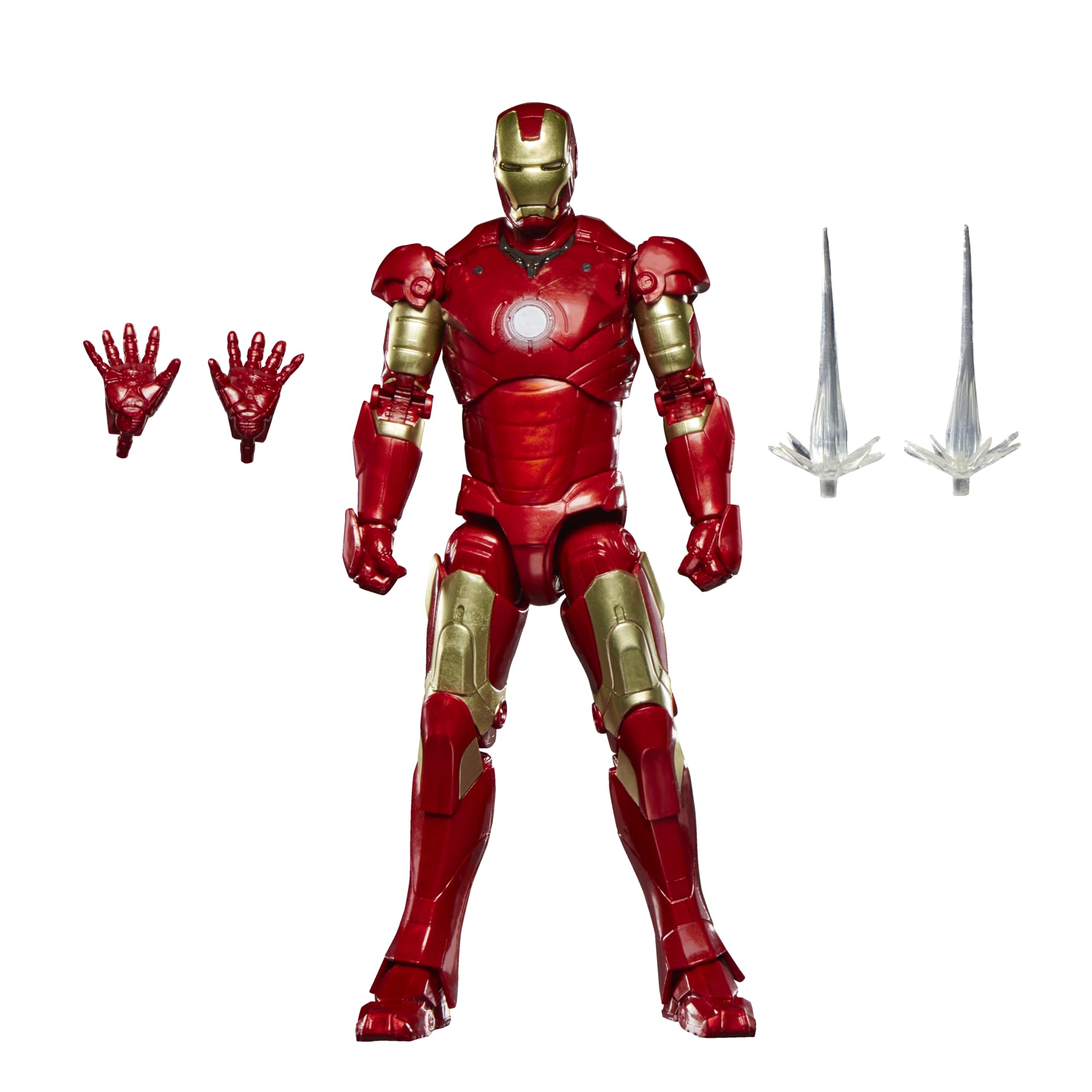 

Hasbro Marvel Legends Series Iron Man Mark III Movie Iron Man Collectible Action Figure G2055 Authentic 6-Inch