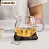 300ml Gua Ling Glass Tea Pitcher Pour Tea Cha Hai Dispenser Justice Cup Flower Tea Fair Mug Tea Services Collection Accessories