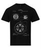 Nicola Tesla Alternating Motor Patent Blueprint T-Shirt