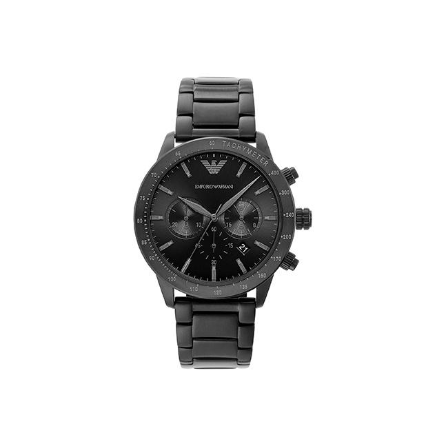 Emporio Armani Mario 43mm AR11242-CLG Black Dial