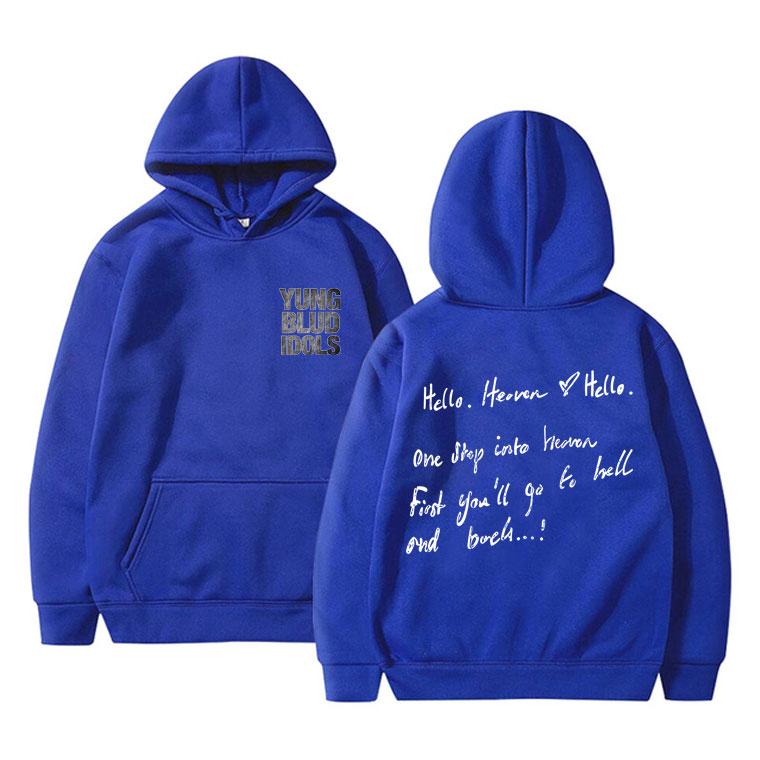 Rocker Yungblud IDOLS Album Tour Double Sided Print Hoodie Men Women Fashion Rock Sweatshirt Men's Vintage Streetwear