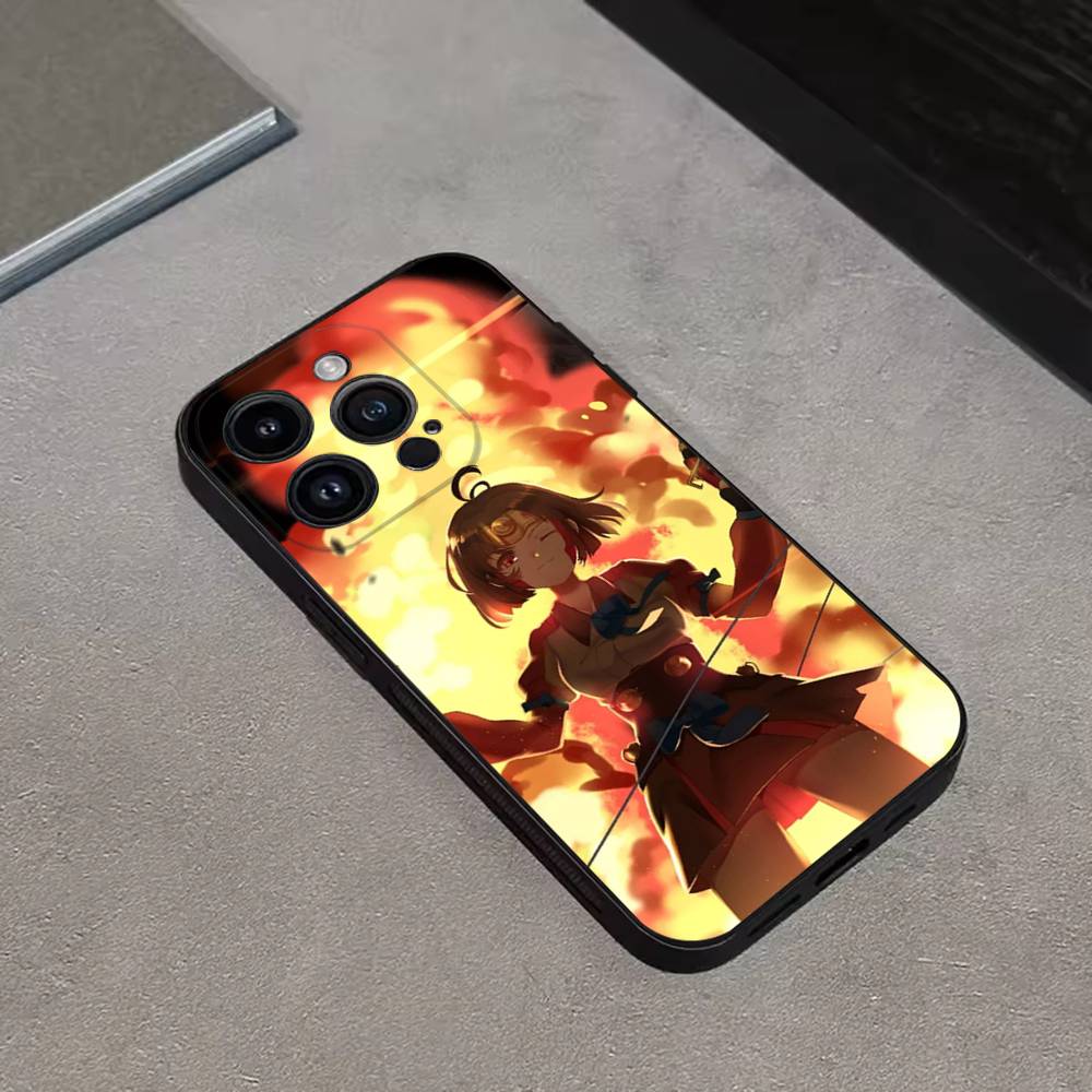 K-Kabaneri Iron Fortress Phone Case For iPhone 17,16,15,14,13,12,11 Plus,Pro Max,XS,X,XR,SE,Mini,8,7,Soft Silicone Black Cover