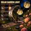 Solarbetriebene Rasenleuchten Hundefigur Glaskugel Erdspieß Garten Dekorative Lichter Ideales Festivalgeschenk