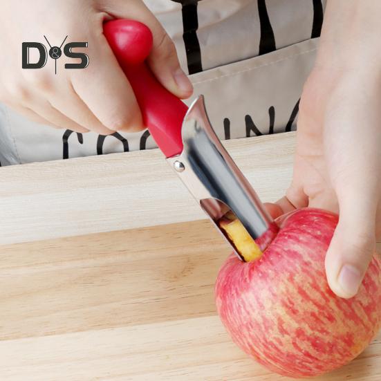 Herramienta para Quitar el Corazón de la Fruta con Cuchillas Serradas Afiladas Fácil de Usar Portátil Multifunción Cortador de Fruta Descorazonador