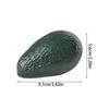 6PCS Decorative Artificial Avocado Models Restaurant Photography Props Plastic Texture for Photography and Teaching Tool