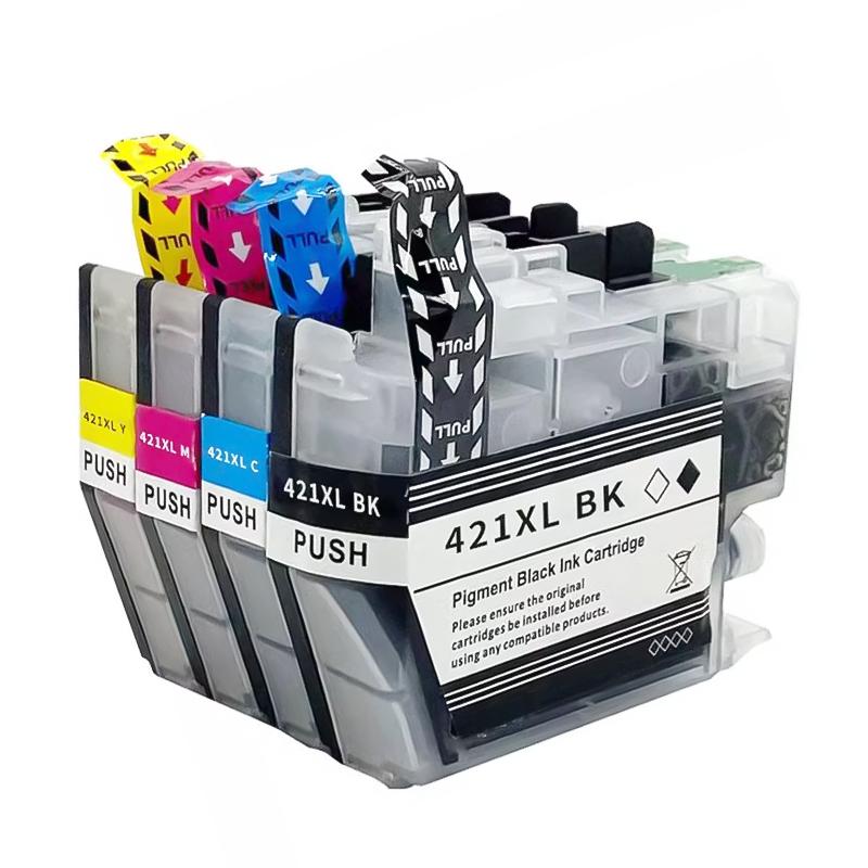 Cartucho de tinta LC421XL, Para impresora brother DCP-J1050DW MFC-J1010DW DCP-J1140DW