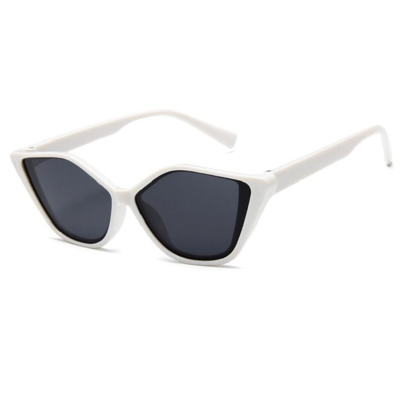 Fashion Cat Eye Sunglasses Women Brand Designer Vintage Sun Glasses White Beach Sun Shade Sexy Gafas De Sol