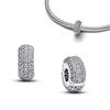 Frosted Moon Sun Amulet Charm Bead Fitbracelet For Women Copper Luxury Femme Bracelets Fine Diy Jewelry