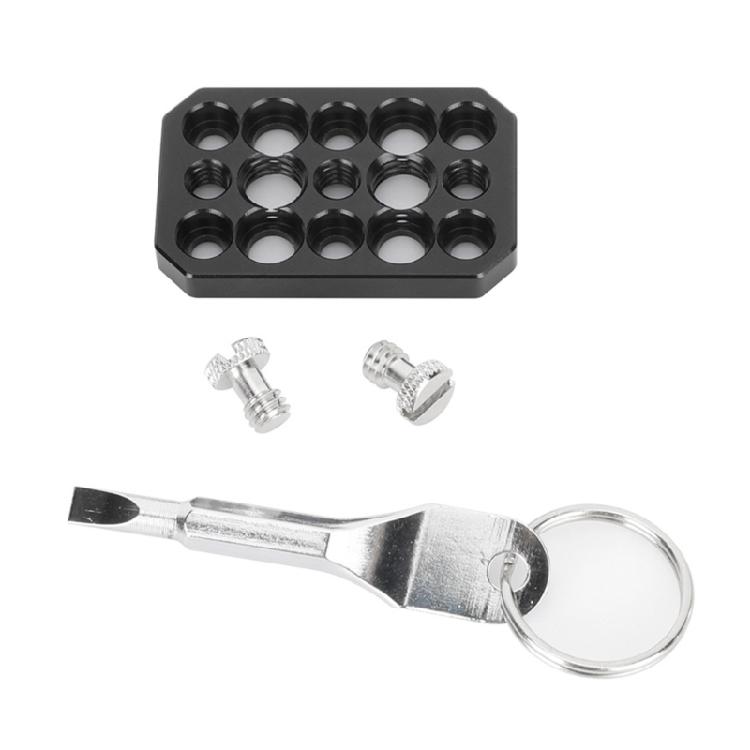 

Professional Photography Mounting Base Plate Board With Double Threaded Port Suitable For Microphones Studio Equipment 1