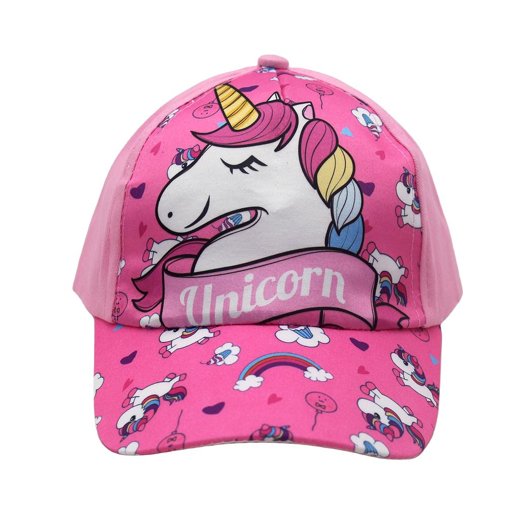 Unicorn-themed Baseball Cap for Children - Cute Cartoon Unicorn Baseball Cap with Sun Protection Brim Hat