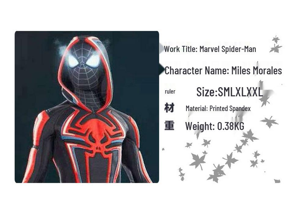 2099 Black Spider Bodysuit: Marvel Cosplay Costume for Stage & Halloween