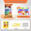 Super Light Non-Toxic Children's Clay Set - 36 Colors of Colored Plasticine for Kindergarten
