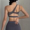 One Shoulder Sports Intimates Women's Crossbody Yoga Bra Bra Beauty Back Training Vest Bubble Wrap Shock Fitness Vest