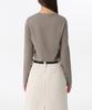 MUSINSA STANDARD WOMAN Women'S Flexible Crew Neck Long Sleeve T-Shirt [Taupe]