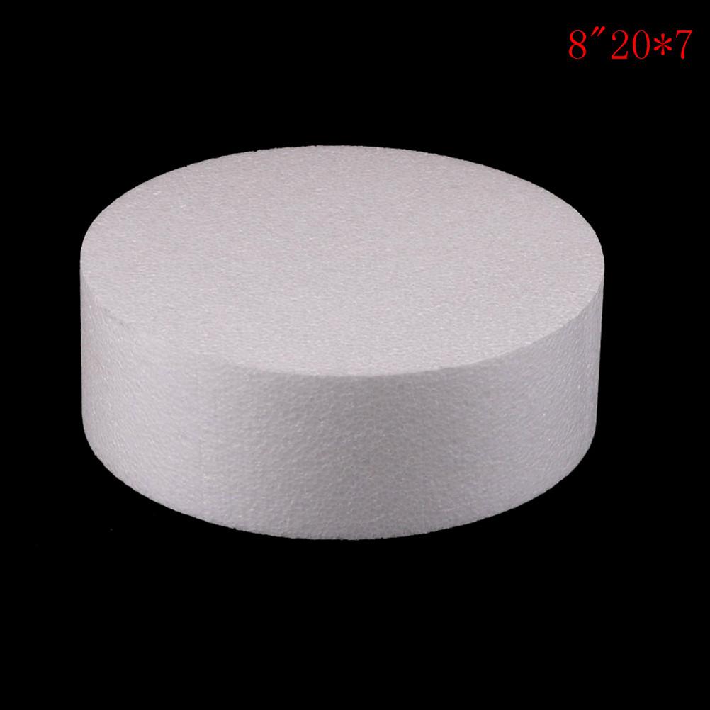 10/15/20/25cm Inch Patrice Model Round Styrofoam Foam Cake Dummy Sugarcraft Flower Decor
