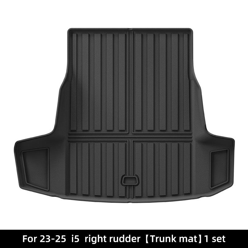 BMW 5 Series 520i/i5 Floor & Trunk Mats (2023-2025), TPE Material.