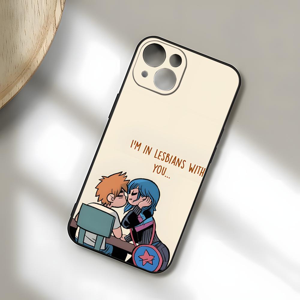 S-Scott Pilgrim Phone Case For IPhone 17 Pro Max 15 Pro 16 14 Plus 12 13 Mini 11 Pro Shockproof Soft Cover