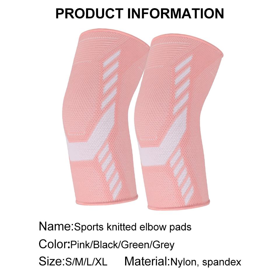 1Pcs Elbow Guard Nylon Elastic Fitness Anti-Slip Breathable Sweat-Wicking Anti-Strain Protective Gear for Men Women