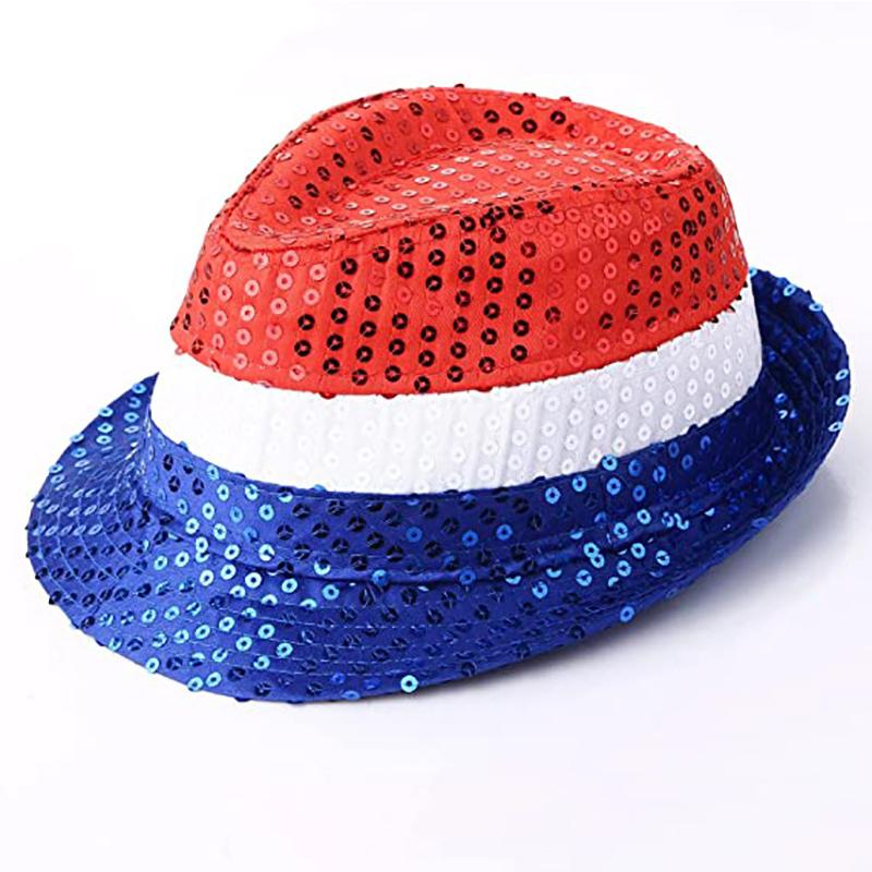 Outdoor Unisex American Flag Western Cowboy Hat Classic Men Wide Brim Sun Protection Fishing Cap Fashion Women Jazz Straw Hats