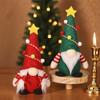 Christmas Festival Faceless Dwarf Doll Ornaments Red Grey And Green Dolls Window Decoration Props