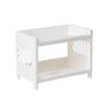 Double-Layer Storage Organizer Rack for Cosmetics, Bathroom, and Office
