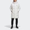 Adidas Puffy Long Coat With Hood Men Outerwear White GF0073