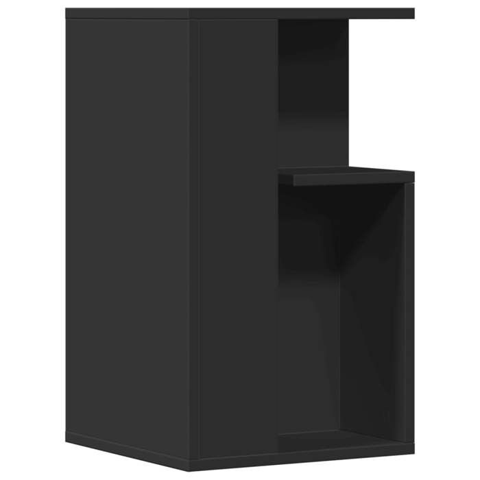 VidaXL Black Side Table 35x35x60 Cm Engineered Wood, Sofa End Table, Sofa Side Table, Lamp Table, Table 840738