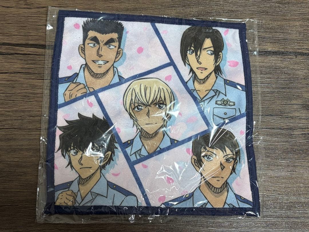 [USED] Detective Conan Conan Plaza Bonus Handkerchief Police Academy Group
