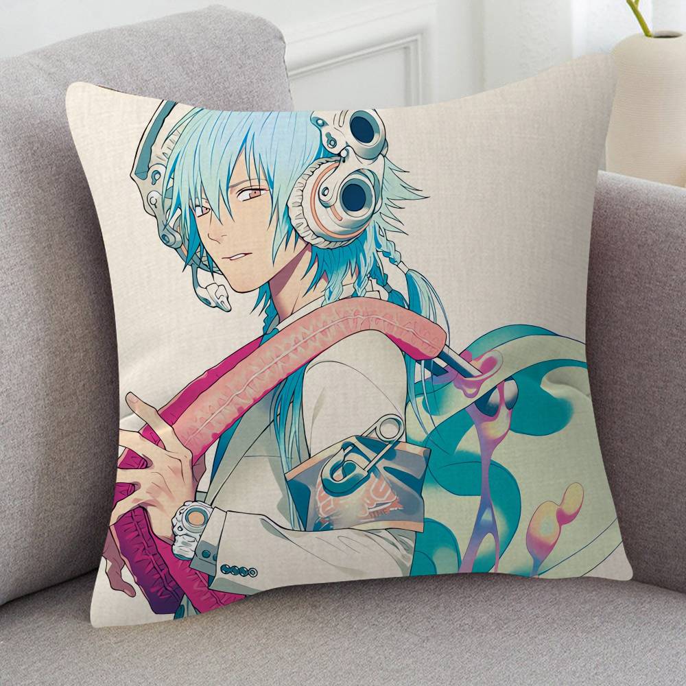 Anime DRAMAtical Murder Cute Cartoon L Game Cushion Cover Pillowcase Upholstery Sofa Throw Pillow Home Decor Pillowcas