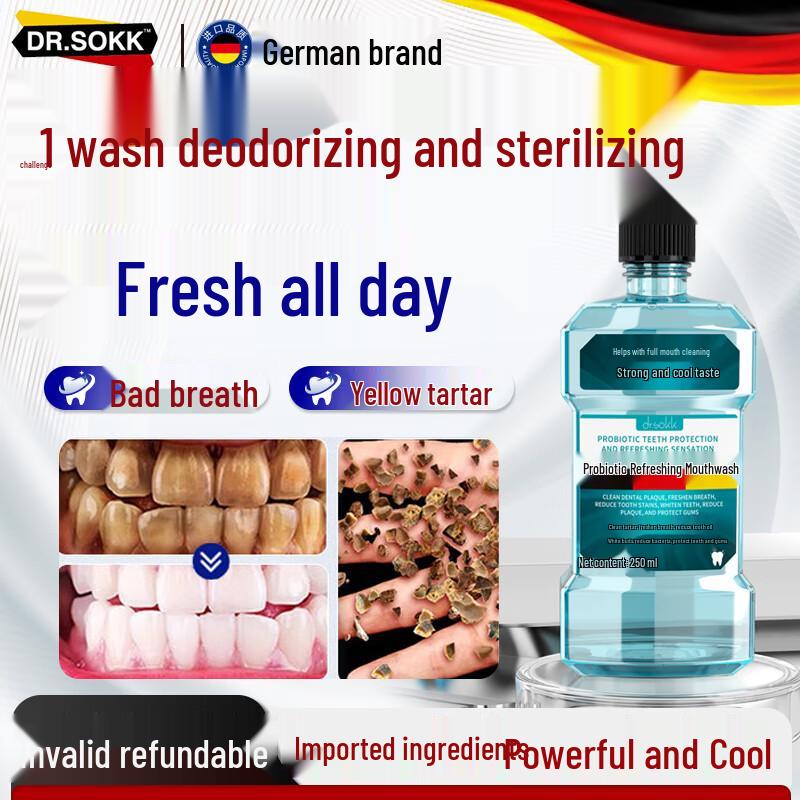 DR.SOKK Probiotic Antiseptic Mouthwash