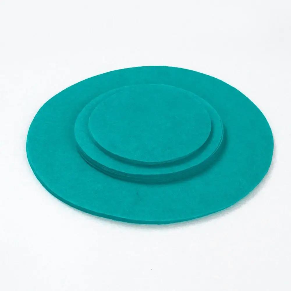 24PCS Ktichen Supplies Felt Dish Protection Pad Soft Anti-Friction Plate Dividers Separator Protector Food Plate Divider Home