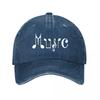 Music Printed Snapback Hat Casual Streetwear  New Vintage Washed Cotton Baseball Cap Parent Kids Sun Hats