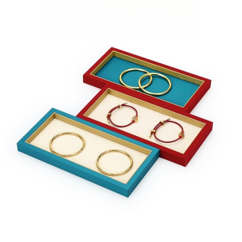 Bracelet Jewelry Displays Tray Jewellery Combination Showcase Pallet Counter Necklace Show Salver Jeweler Trinket Storage Tray