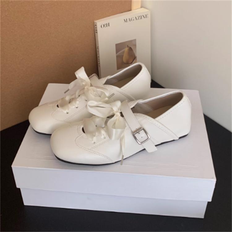 Fashion Women Flats Bow Ballet Dance Mary Jane Shoes Summer Autumn Girls Sandals Fashion New Dress Designer Casual Shallow Footwear