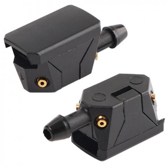 Левый и правый рычаги стеклоочистителя, форсунки омывателя, универсальные 4-ходовые форсунки, установленные на рычаг