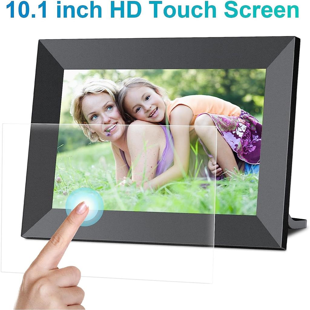 10.1-inch WiFi Digital Photo Frame, 1280*800 IPS High-definition Cloud Smart Digital Photo Frame, 64GB Storage Wall-mounted