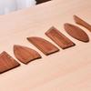 Pottery Foot Shapers Ceramic Rib Pottery Trimming Tool oCeramic Pottery Tool for Ceramic Clay Smoothing Shaping Carving