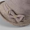 Hat Female Autumn Winter Bucket Hat Padded Cotton Warm Cotton Hat Cold Cloth Hat