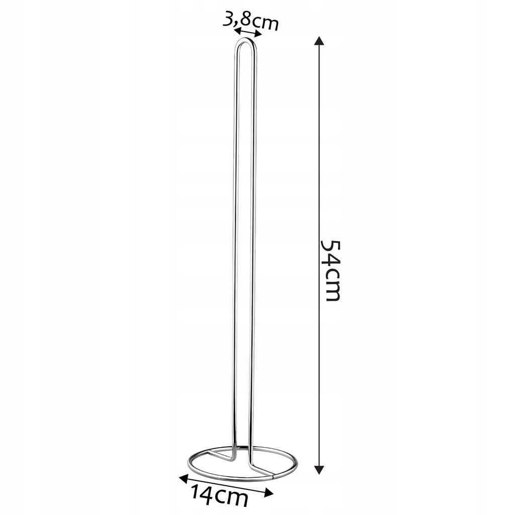 KADAX Steel Stand for Toilet Paper Holder 54 Cm